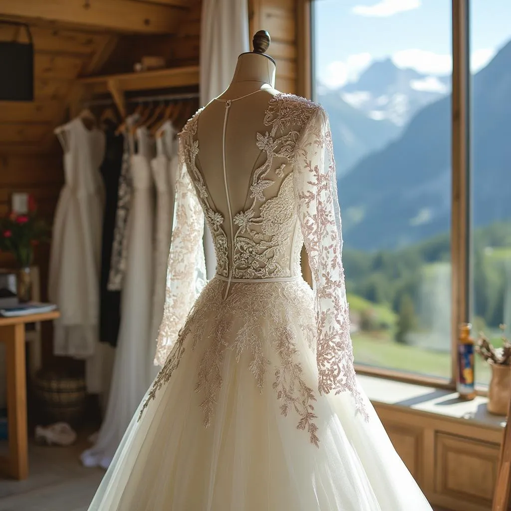 Maßgeschneidertes Brautkleid